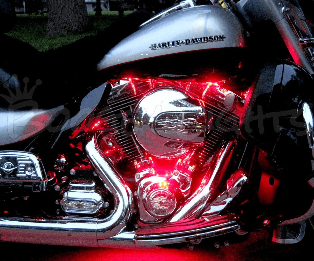 LED Underglow Motorcycle Lights RED