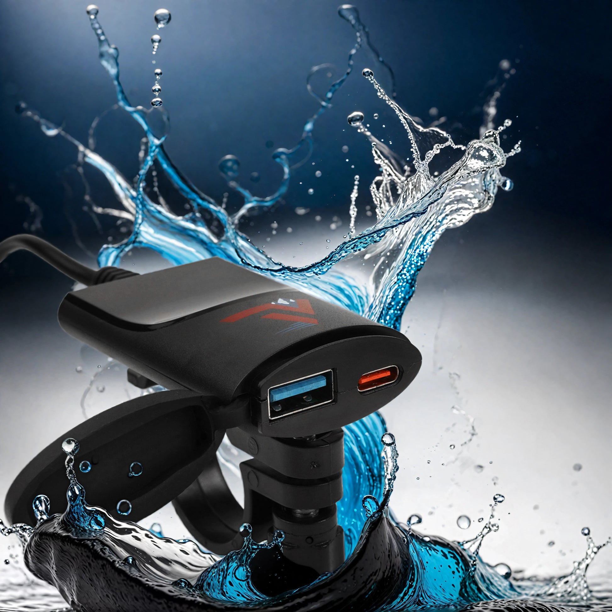 Dual Motorcycle Rapid Charging Port Waterproof